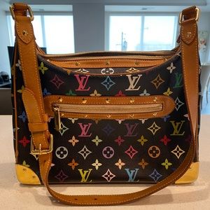 Louis Vuitton Boulogne Monogram Multi Colore Black
